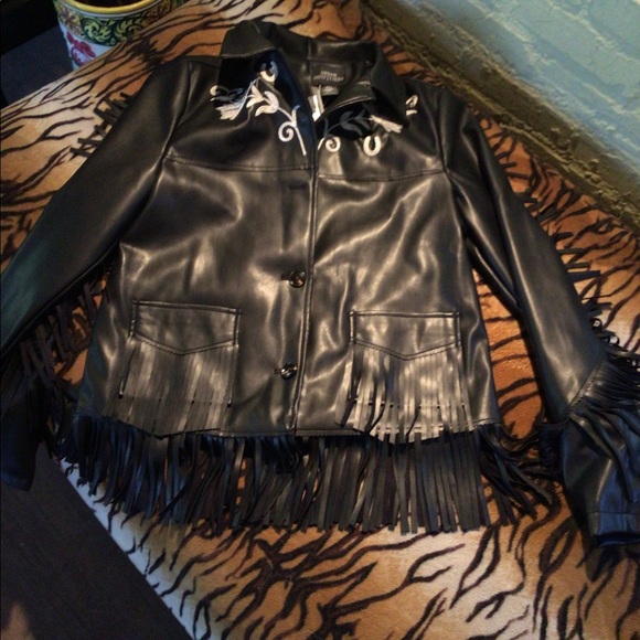 !Vegan fringe Western jacket - Picture 8 of 12
